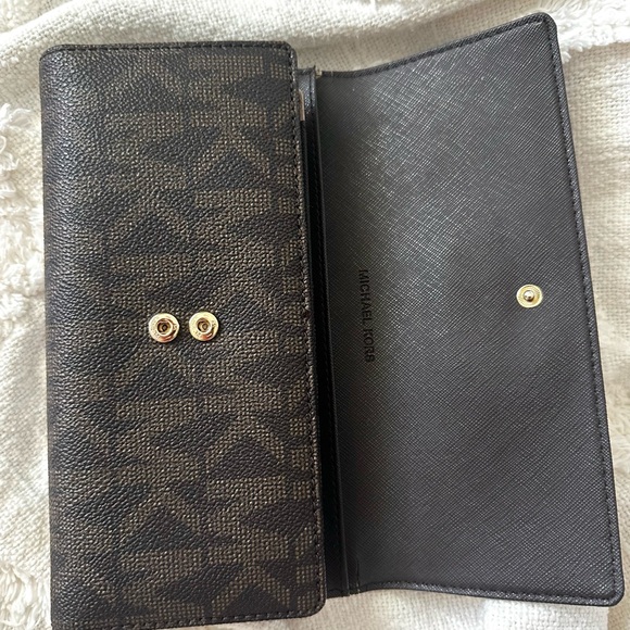 Michael Kors Brown Leather Wallet - Picture 8 of 11